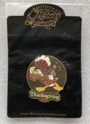 Donald Holding a Tomahawk with a Turkey