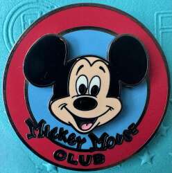 99821 - Mickey Mouse Club 3D emblem - Disney Store Japan