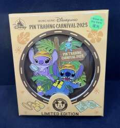 99832 - Pin Trading Carnival 2025 - Stitch and Angel Pin Trading Carnival 2025 - Hong Kong Disneyland alternate image