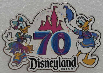 99855 - WDTC/Costco/AAA Series: Disneyland Resort 70th Celebration, 2025 - Donald and Daisy - Disney Licensed alternate image