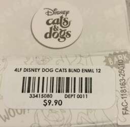 99933 - Disney Dogs & Cats Floral Mystery Box Pin - Unopened Box - Loungefly alternate image