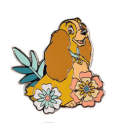 99934 - Disney Dogs & Cats Floral Mystery Box Pin - Lady - Loungefly