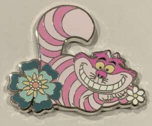 99936 - Disney Dogs & Cats Floral Mystery Box Pin - The Cheshire Cat - Loungefly alternate image
