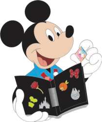 Mickey Mouse with Pin Book