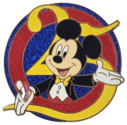 Mickey with 25th Anniversary Logo