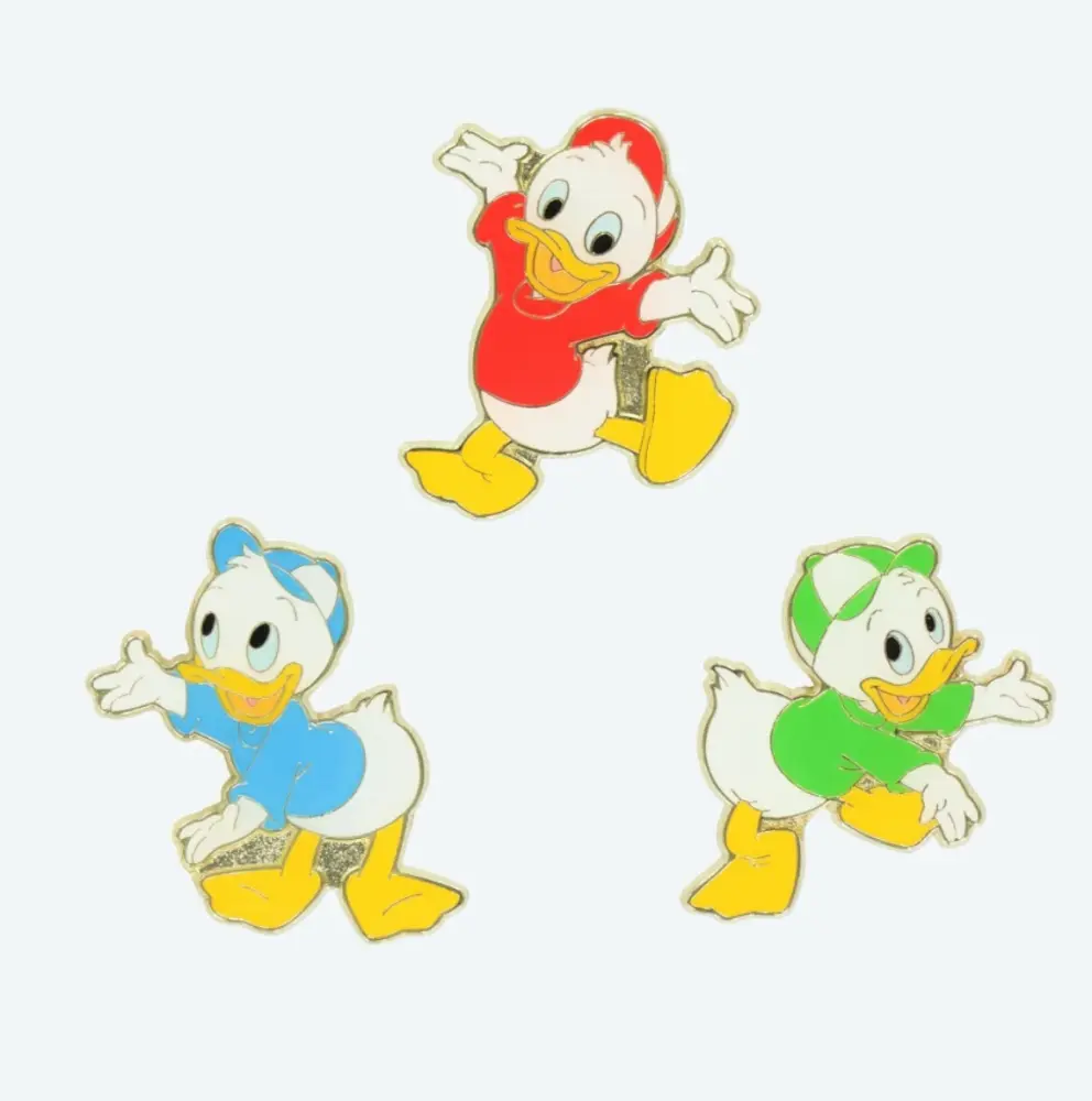 100071 - Huey, Dewey & Louie Pin Set - Donald's Nephews