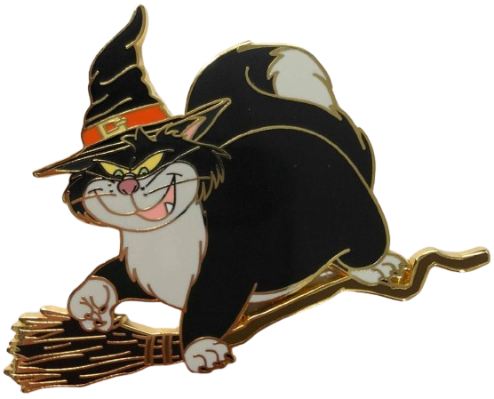 22340 - Lucifer - Witch Cats on Brooms Collection - Disney Studio Store ...