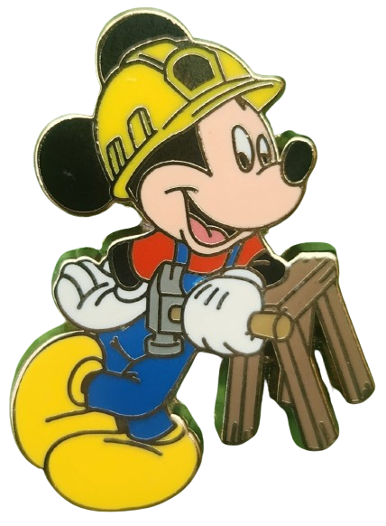 24867 - Resort Construction Gift Set - Mickey Mouse Leaning with Hammer ...