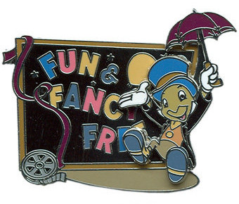 28118 - Fun & Fancy Free - Jiminy Cricket with Logo - Walt's Classic