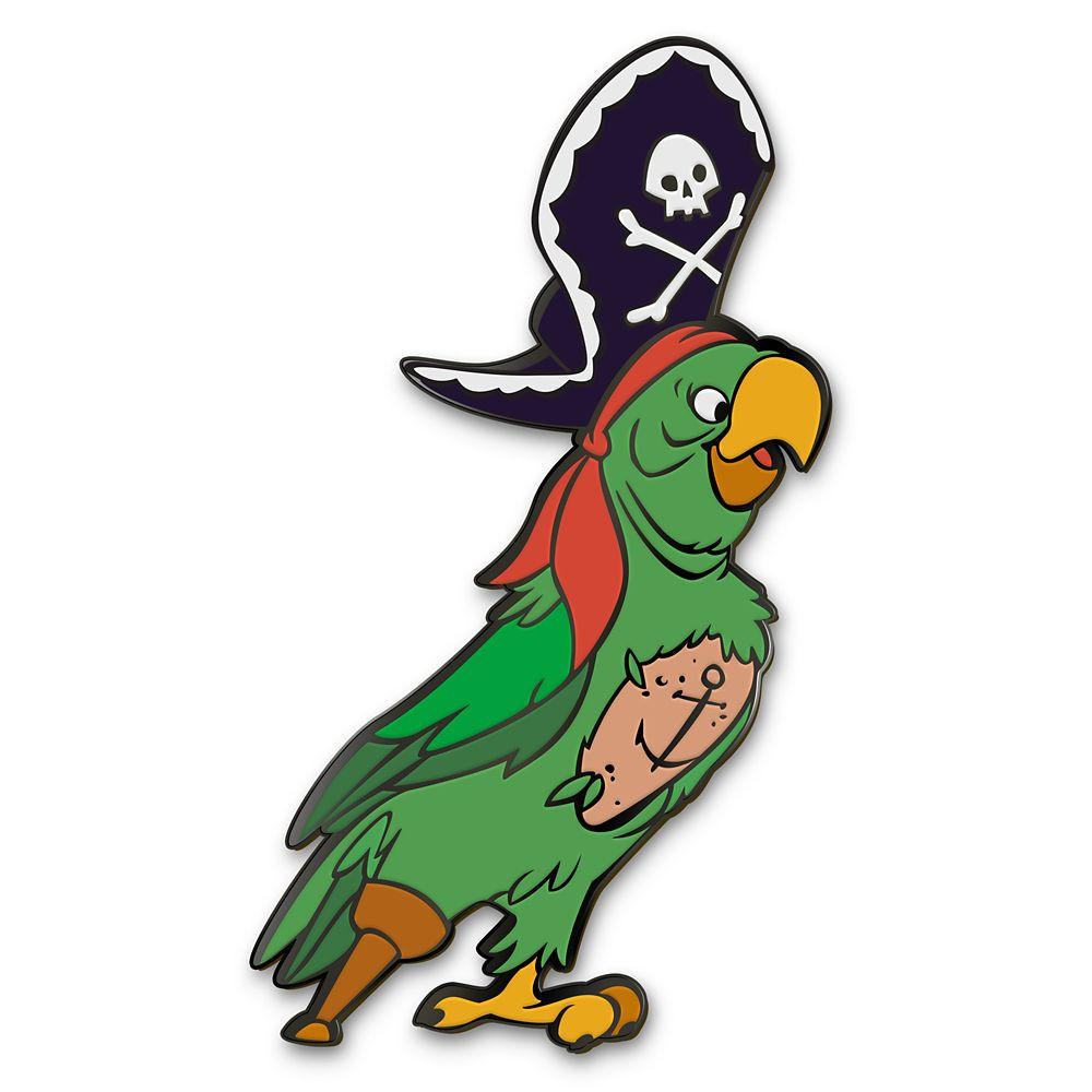 Peg Leg Parrot D23 Exclusive Walt Disney World 50th Anniversary Pin