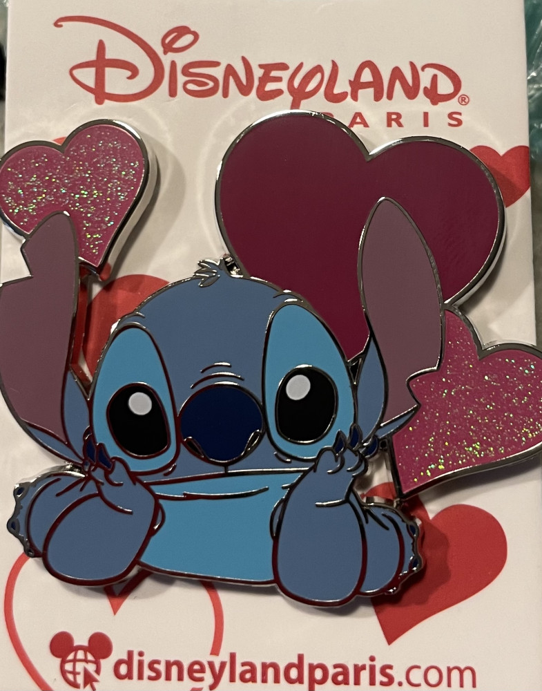 48856 Stitch Valentine 2022 Disneyland Paris Hearts Disneyland