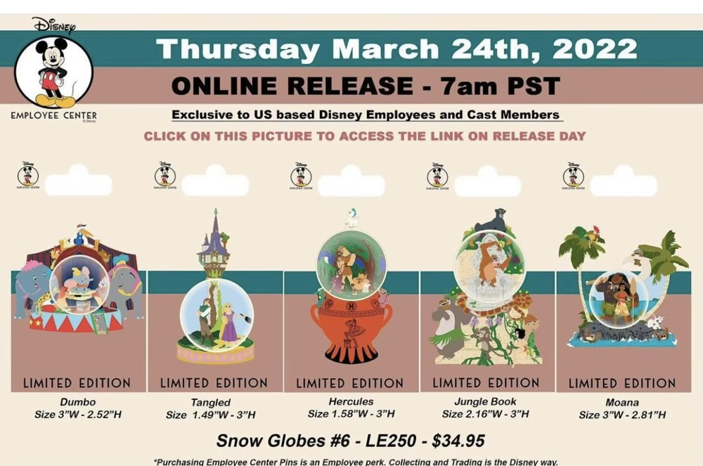 50276 Series 6 set Dumbo Tangled Hercules Jungle Book Moana DEC