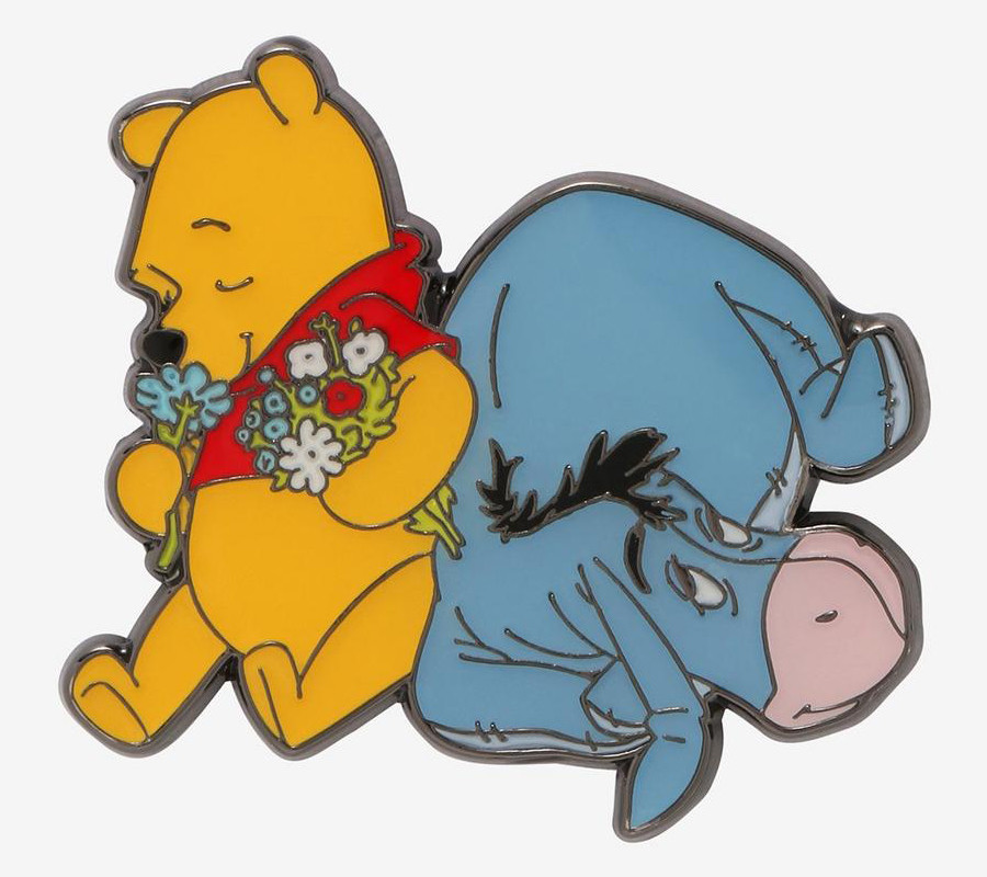 52532 - Eeyore & Pooh Flower - Winnie the Pooh - Loungefly Disney Pin