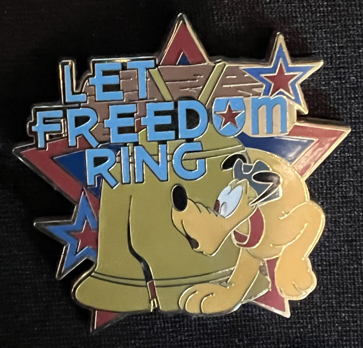 Let Freedom Ring Pluto With Liberty Bell Adventures By Disney Spirit Of America Pin Pop
