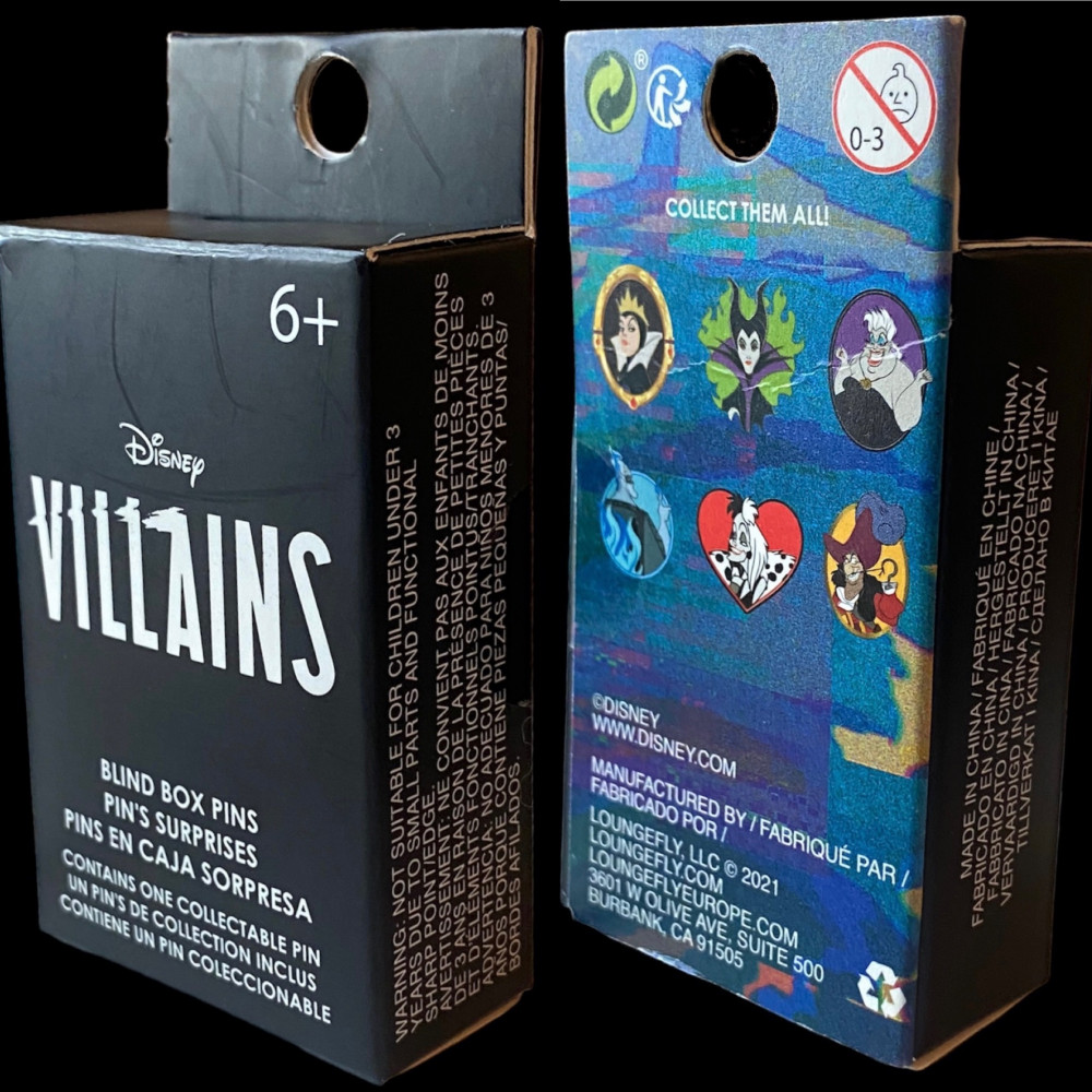 53779 Unopened Box Loungefly Villains Blind Box Loungefly 53779 Unopened Box Loungefly Villains Blind Box Loungefly