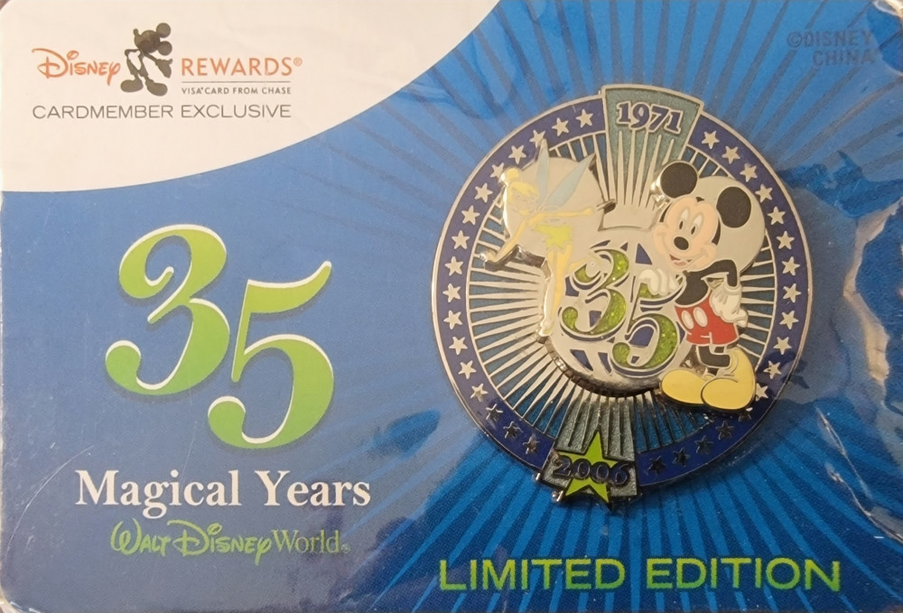 54866 disney visa rewards card holder exclusive 35 magical years with