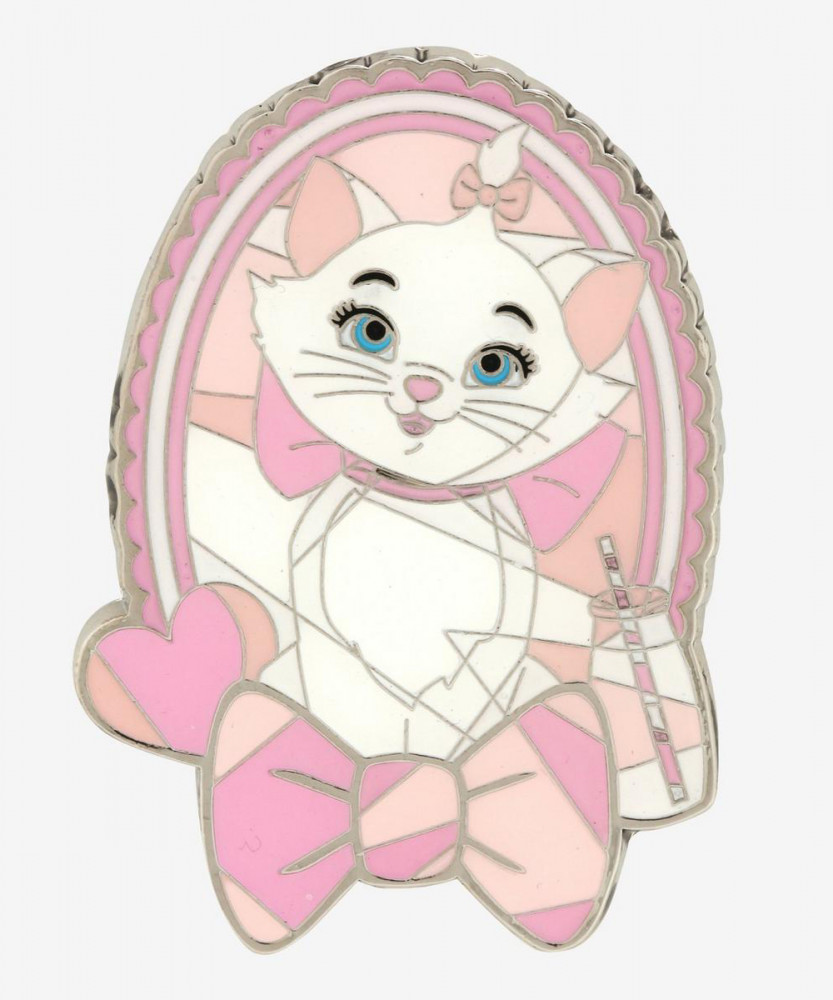 56143 - Marie Stained Glass - Boxlunch - Disney - Loungefly Disney Pin