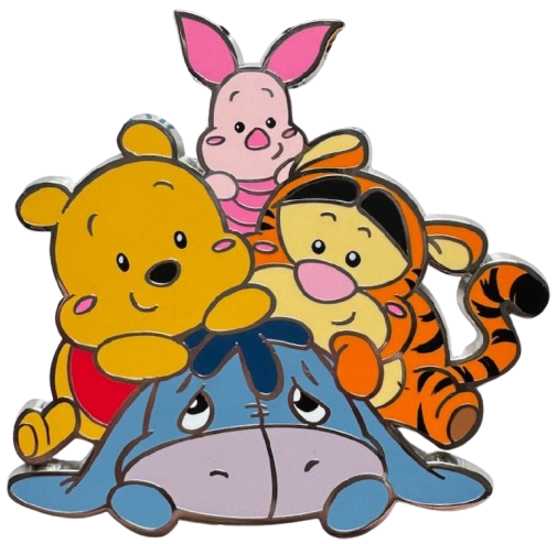 Pooh♡ Peek-a-Boo Pooh-chan Long Wallet - Tokyo Otaku Mode (TOM)