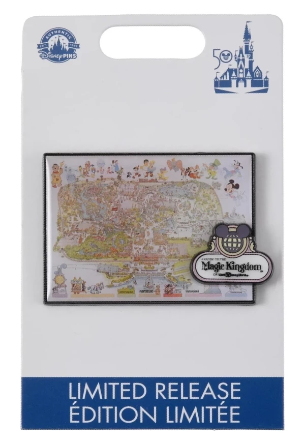 57373 - Magic Kingdom Map - Walt Disney World 50th Anniversary Vault ...