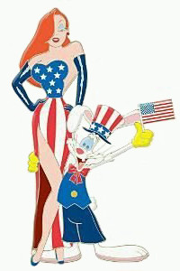 58221 - Roger and Jessica Rabbit - 4th of July 2007 - Disney Store US ...