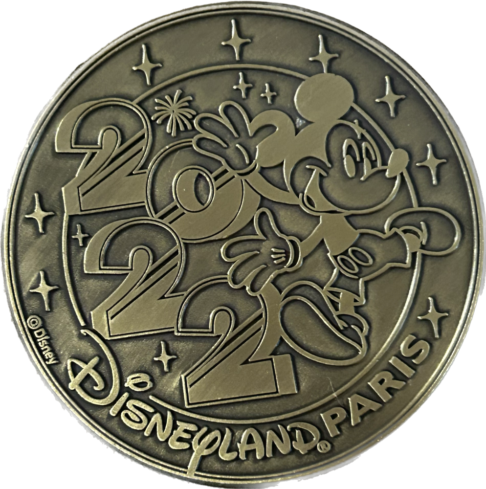 2022 with Mickey Disneyland Paris Pin & Pop