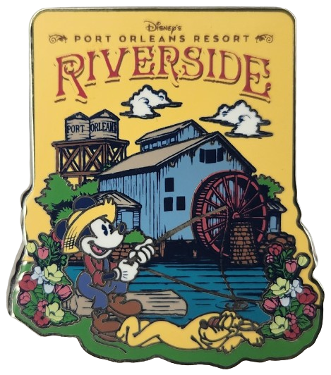 60994 - Mickey Fishing Next to Riverside Mill - Disney's Port Orleans ...