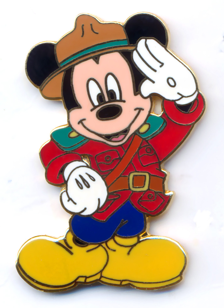 Canadian Mickey Mouse International Mickey Series Pin & Pop