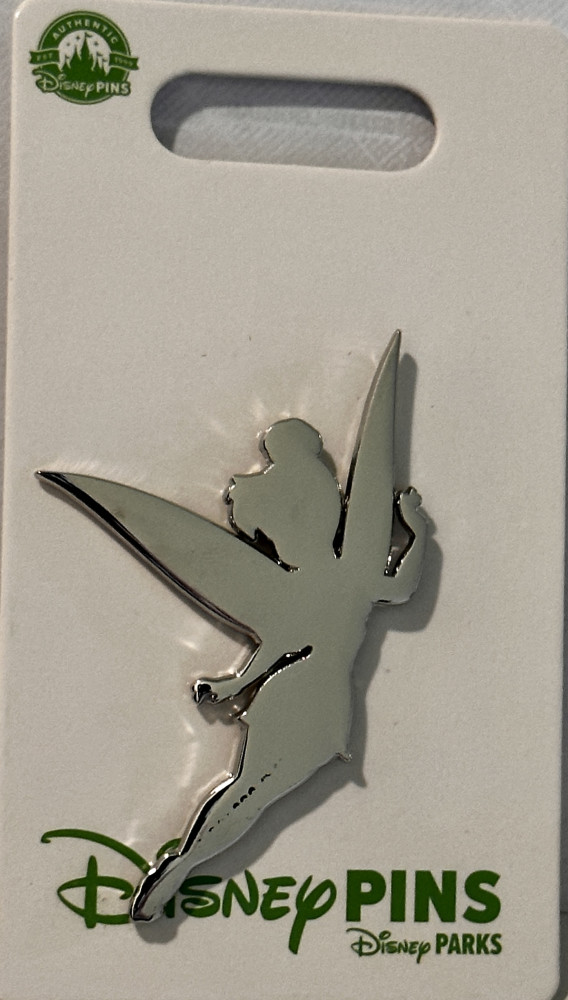 63571 Silver Silhouettes 6 Pin Set Tinker Bell ONLY Disney100 The