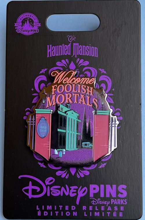 63827 Disneyland Haunted Mansion Façade Foolish Mortals The