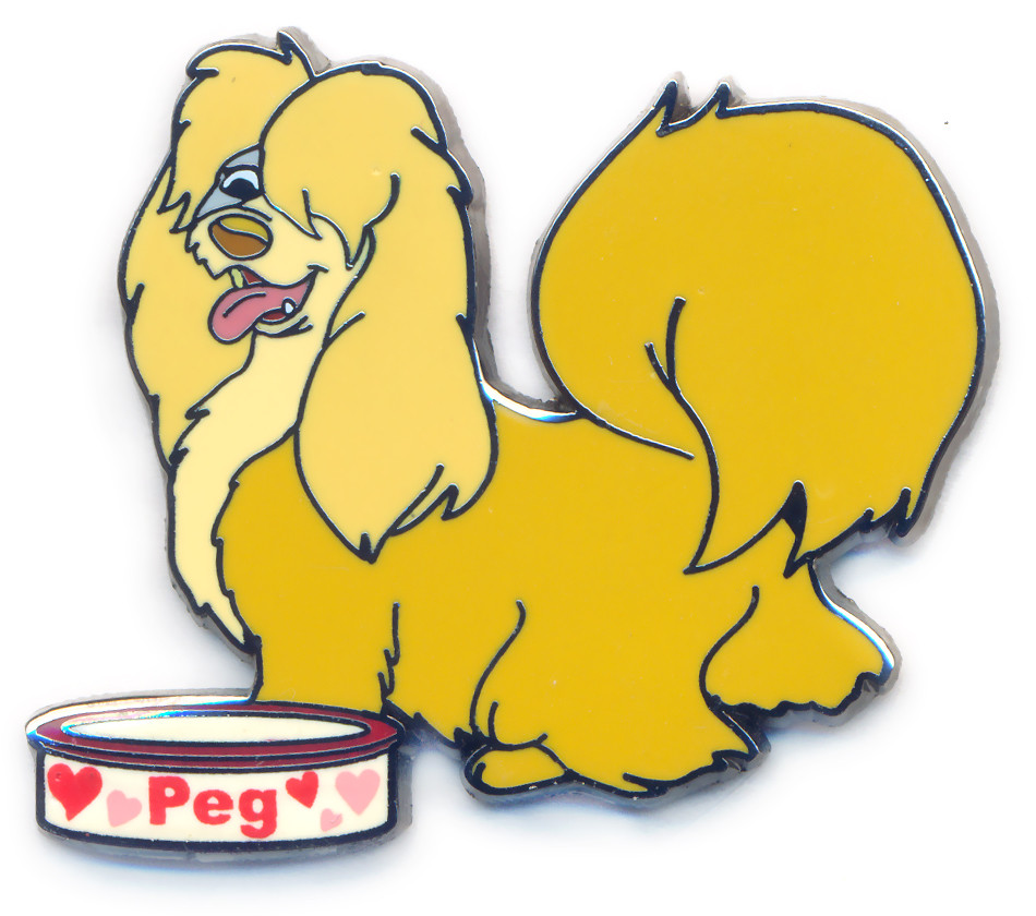 65842 Peg with her Dog Bowl Lady an the Tramp 50th Anniversary