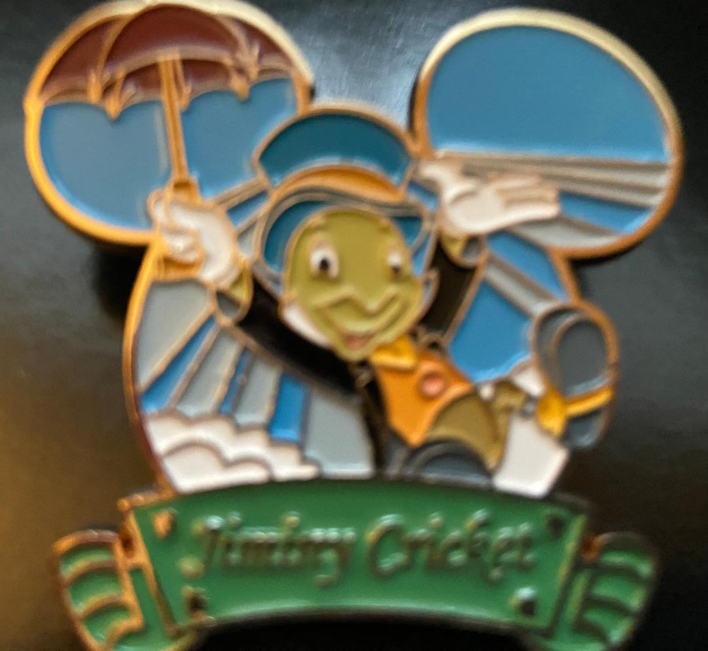 Jiminy Cricket The Bradford Exchange Magical Moments of Disney Pin