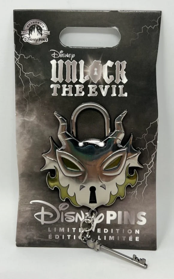 66750 Maleficent Unlock the Evil Series Walt Disney World Disney Pin