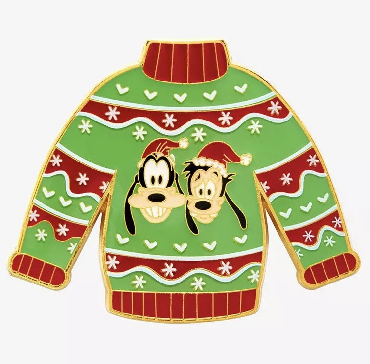 67259 Goofy & Max Holiday Sweater Boxlunch Holiday Loungefly