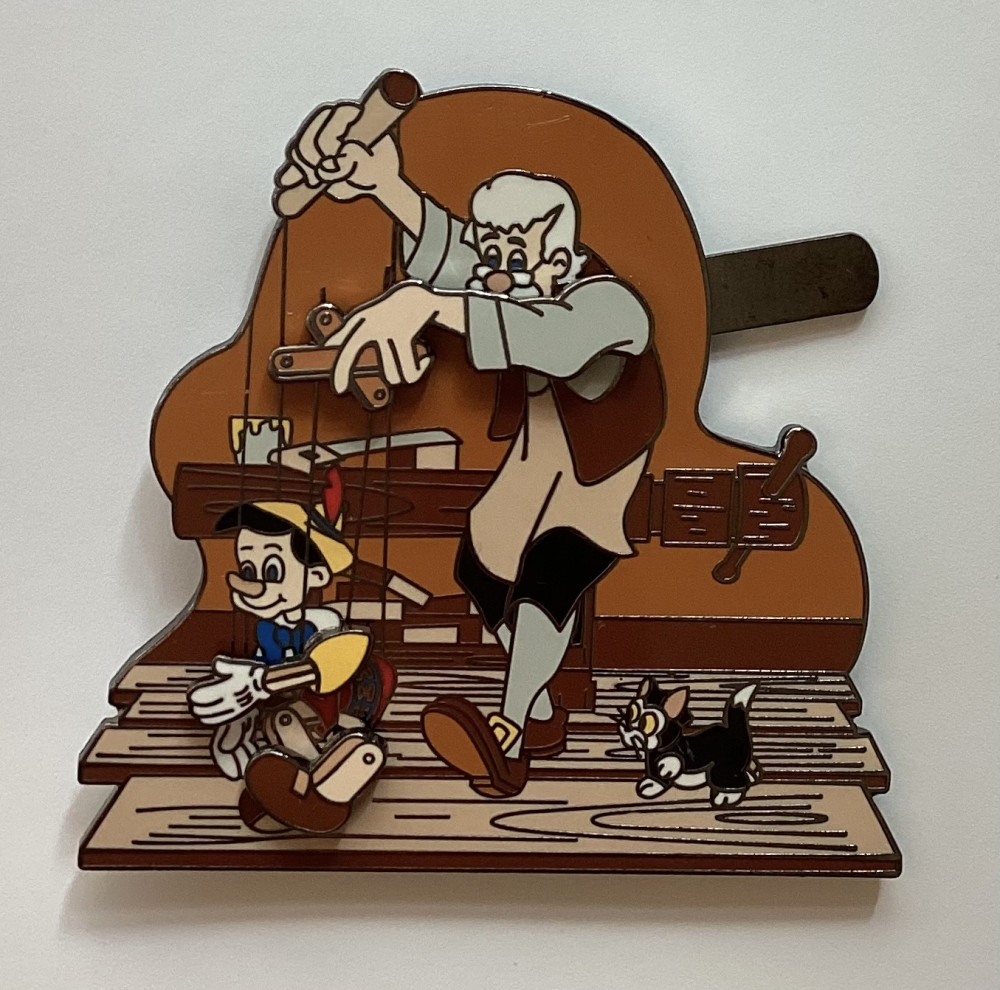 6828 - Gepetto and Pinocchio Puppet - Epcot Pin Celebration - Pins ...