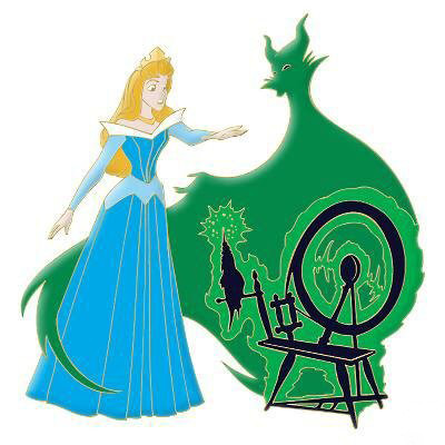84733 - Aurora and Maleficent at the Spinning Wheel