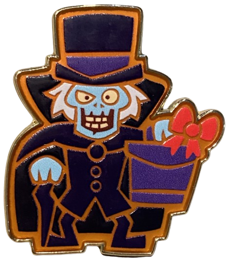 87895 - The Hatbox Ghost with Present Bow - Haunted Mansion Holiday ...