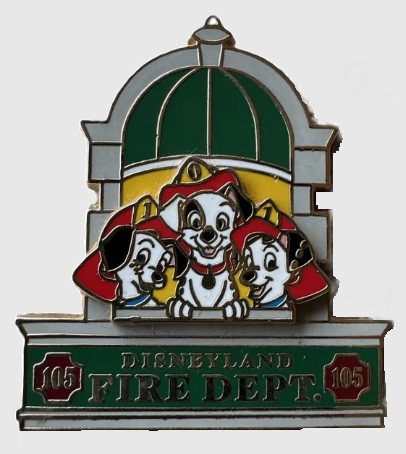89922 - Cast Designed Fire Department - 101 Dalmatians - Theme Park