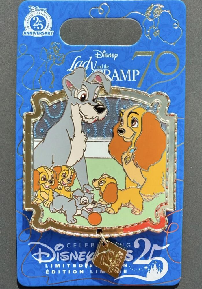 99835 - Lady and Tramp with Puppies - Lady and the Tramp