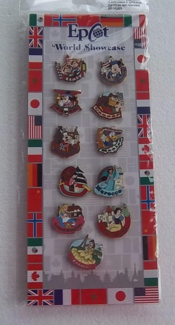 Epcot World Showcase Starter Set Epcot World Showcase Pin Set Pin & Pop