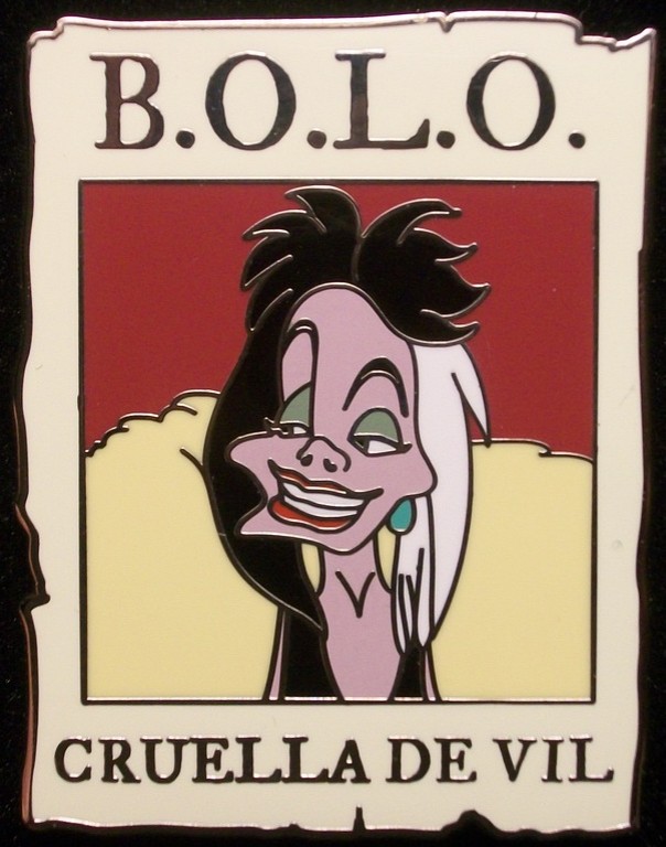 Cruella De Vil Cast Member B.O.L.O. Mystery Set Pin & Pop