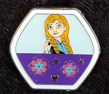 13161 - Anna - Ferris Wheel Hidden Mickey - Hong Kong Disneyland Disney Pin