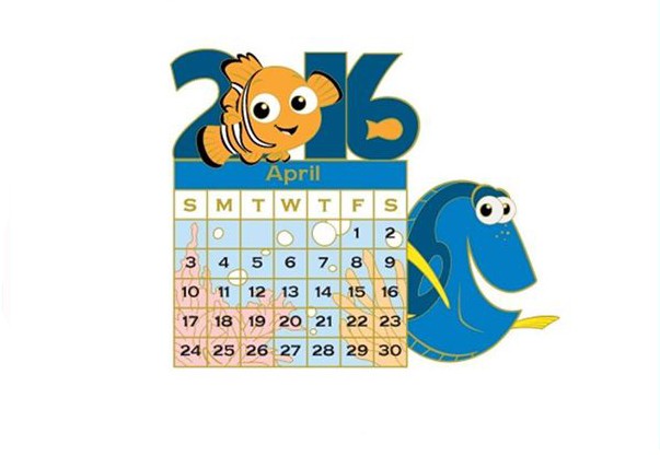 13787 - Finding Nemo (Surprise Release) - 2016 PIXAR Calendar - Disney