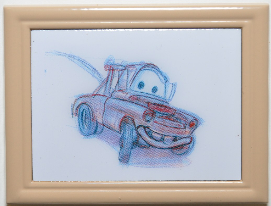 7904 - Tow Mater - Pixar Animation Sketch Framed Set