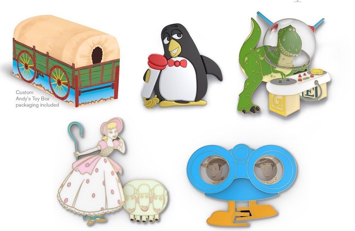 5881 Andy's Toy Box Set Pixar Party 2016 Walt Disney World Disney Pin