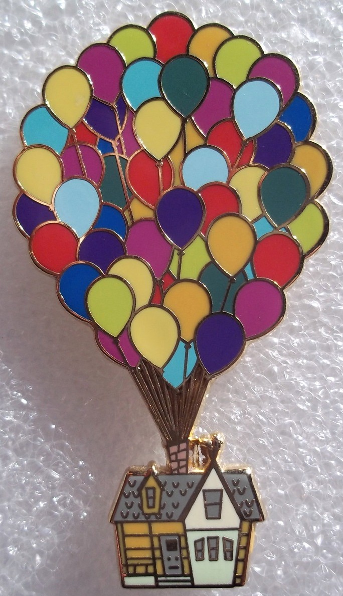 4446 Up House with Balloons Pixar's Up Disney Store UK Disney Pin