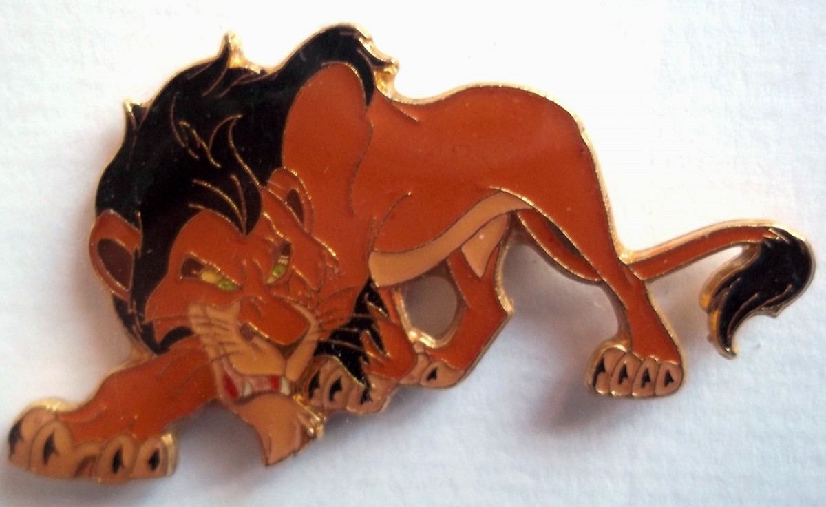 4466 Scar The Lion King Pin Collection Wood Box Set