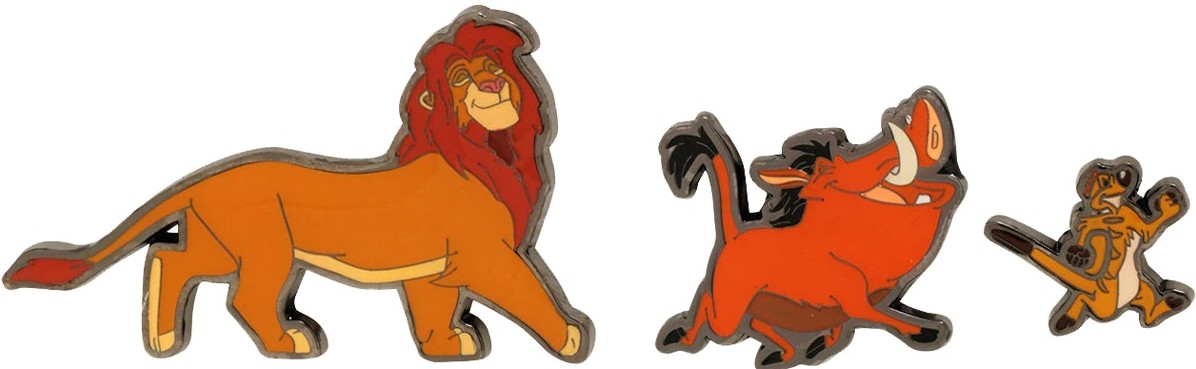 24440 - Simba Timon & Pumbaa - Boxlunch - Disney - Loungefly Disney Pin