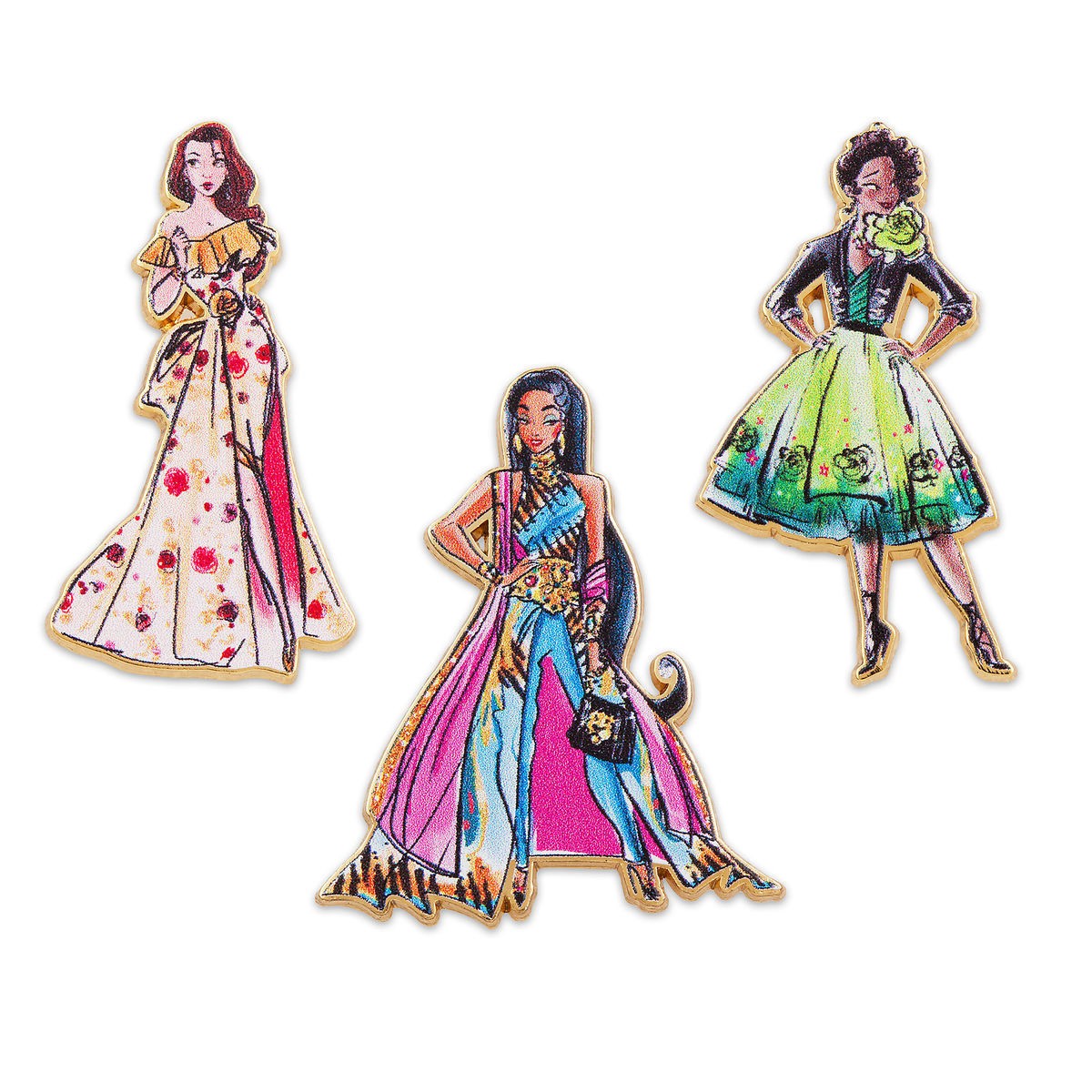 23765 - Set Two Boxed Set - Disney Princess Pin Set - Disney Designer