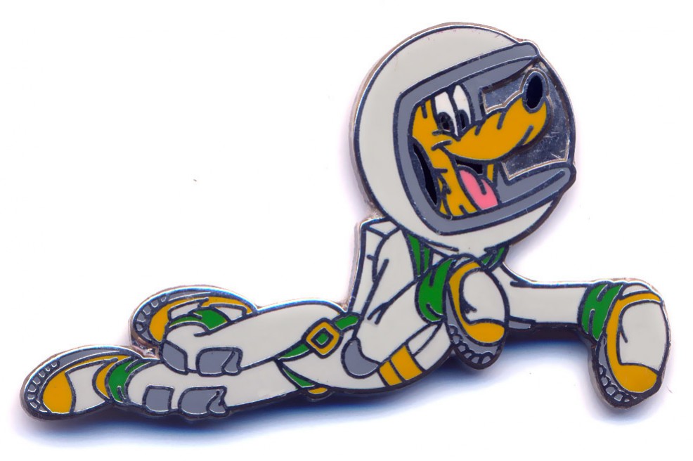 Astronaut Pluto Tomorrowland ReOpening Pin & Pop Astronaut Pluto Tomorrowland ReOpening Pin & Pop