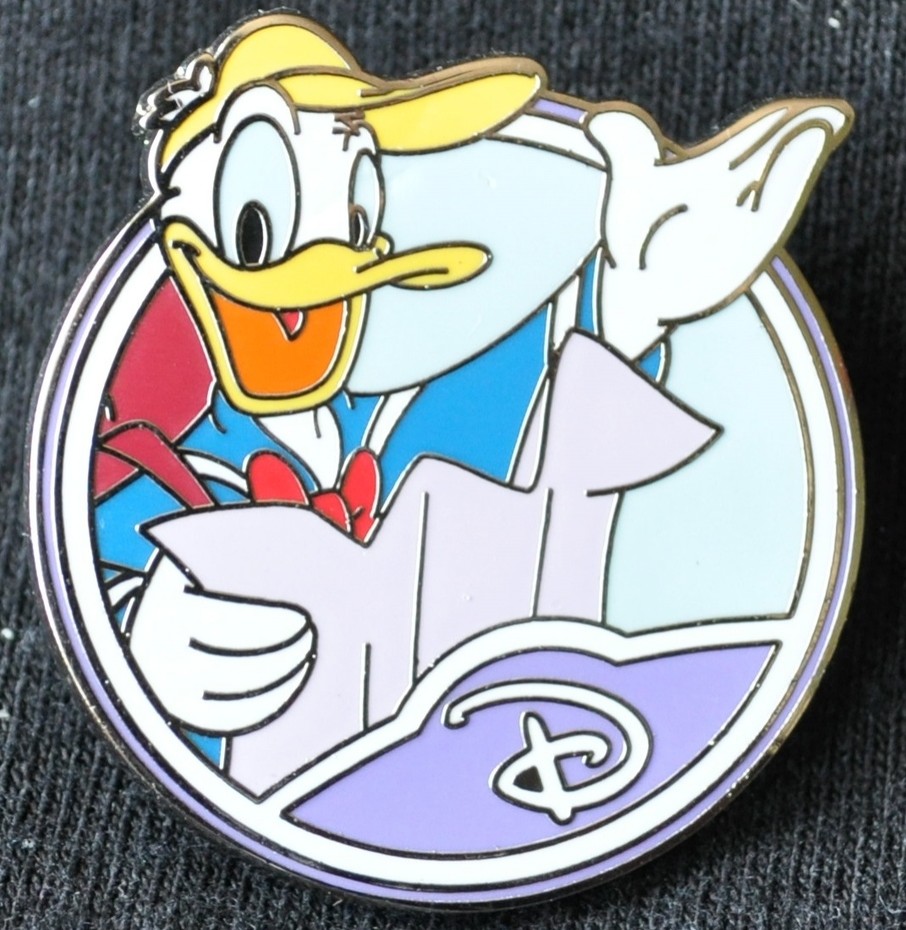 Donald Duck - Circle Icon D Mystery | Pin &amp; Pop